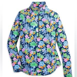 Lilly Pulitzer Skipper Popover Aegean Navy Lilly Loves Disney XS NWT
